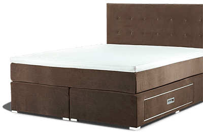 Casper Dreams boxspring krevet Borna u smeđoj boji