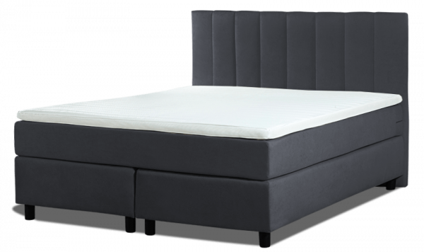 Casper Dreams boxspring krevet Diva u antracit crnoj boji